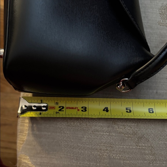 Charles & Keith Shiny Black Shoulder Bag - Picture 8 of 9